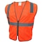 Ge Safety Vest XL Class Class 2, Type R , Zipper 2 Pockets GV076OXL - alternate 1